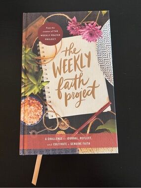 The Weekly Faith Project Journal - Pink Floral Accent